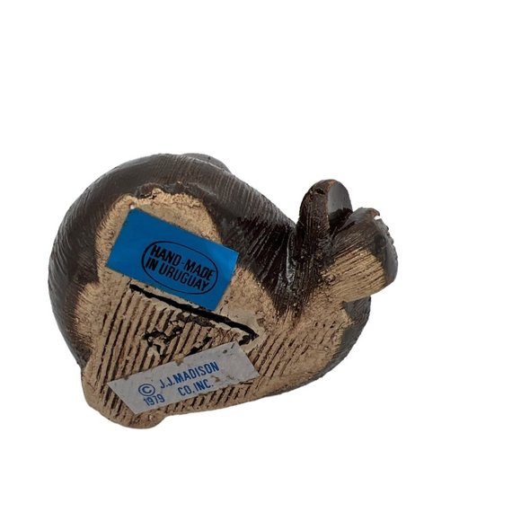 1979 JJ Madison Seal Figurine Hand Made Uruguay Artesania Rinconada 3.25" - Picture 5 of 5